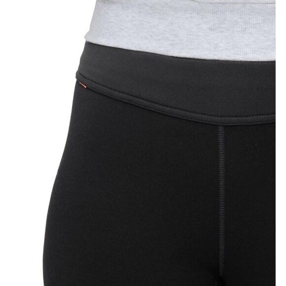 Mammut Womens Aconcagua ML Tights 3/4 Black Base Layer Sz XS Slim Fit Cozy NWT - Picture 13 of 16